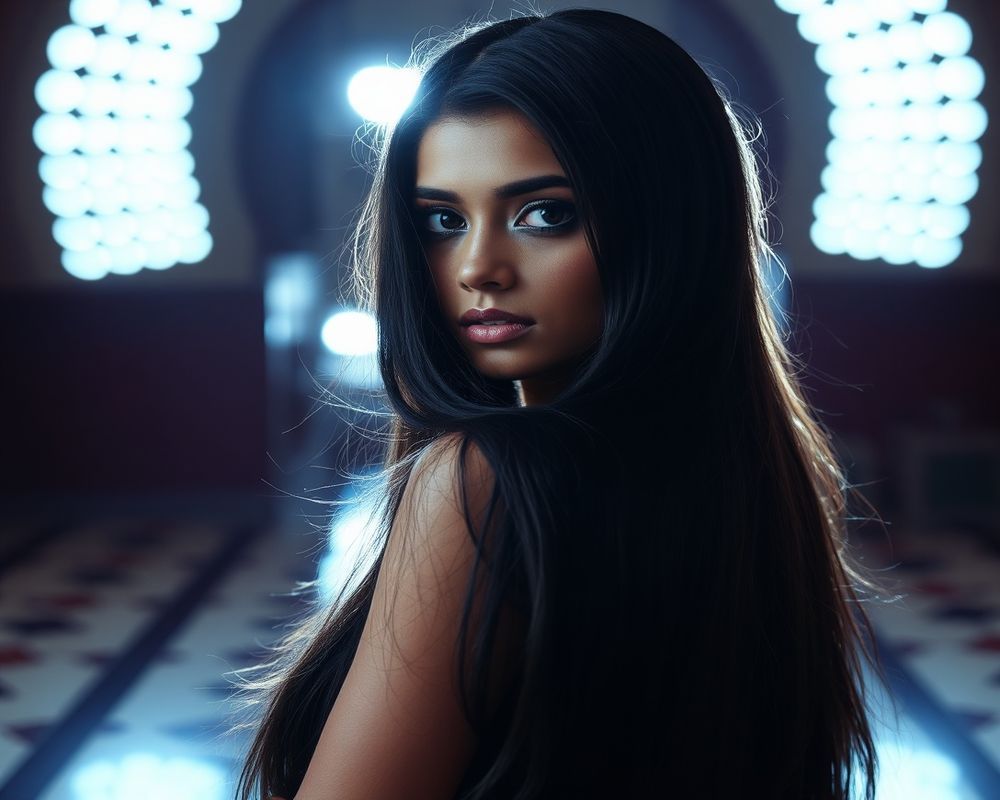 Priya Sharma high fashion editorial