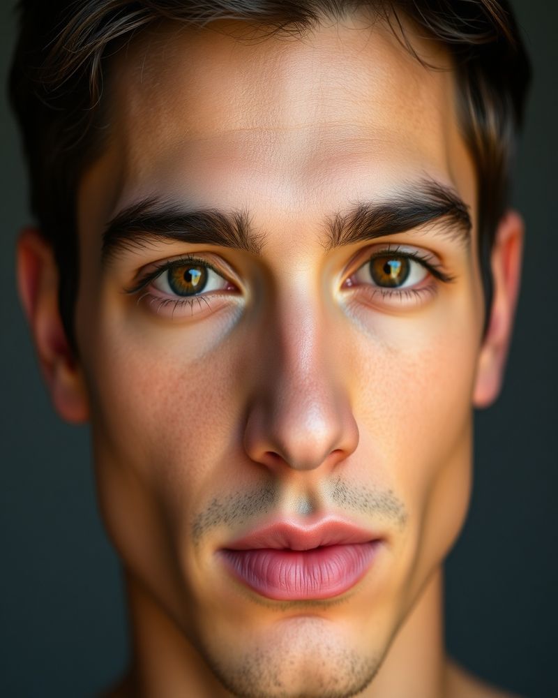 Rafael Costa beauty close-up portrait with soft lighting