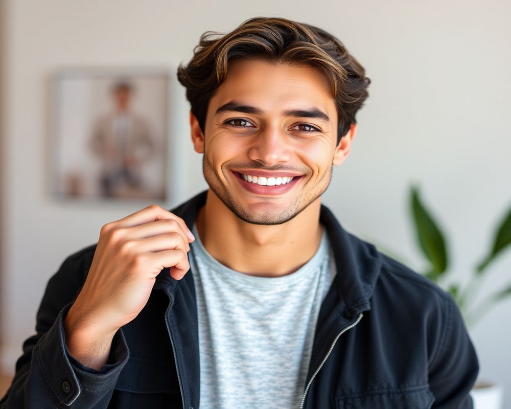 Rafael Silva commercial brand campaign with natural smile