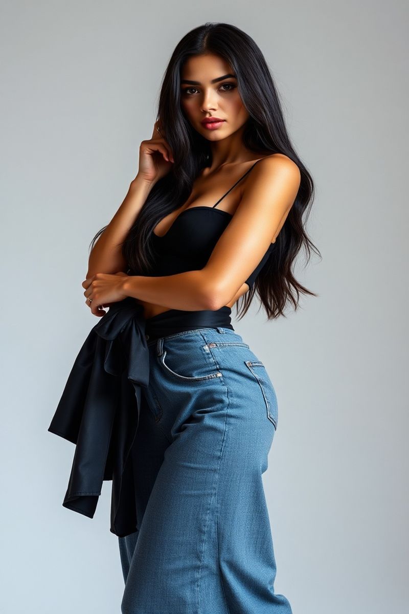 Rafaela Cardoso full body editorial pose