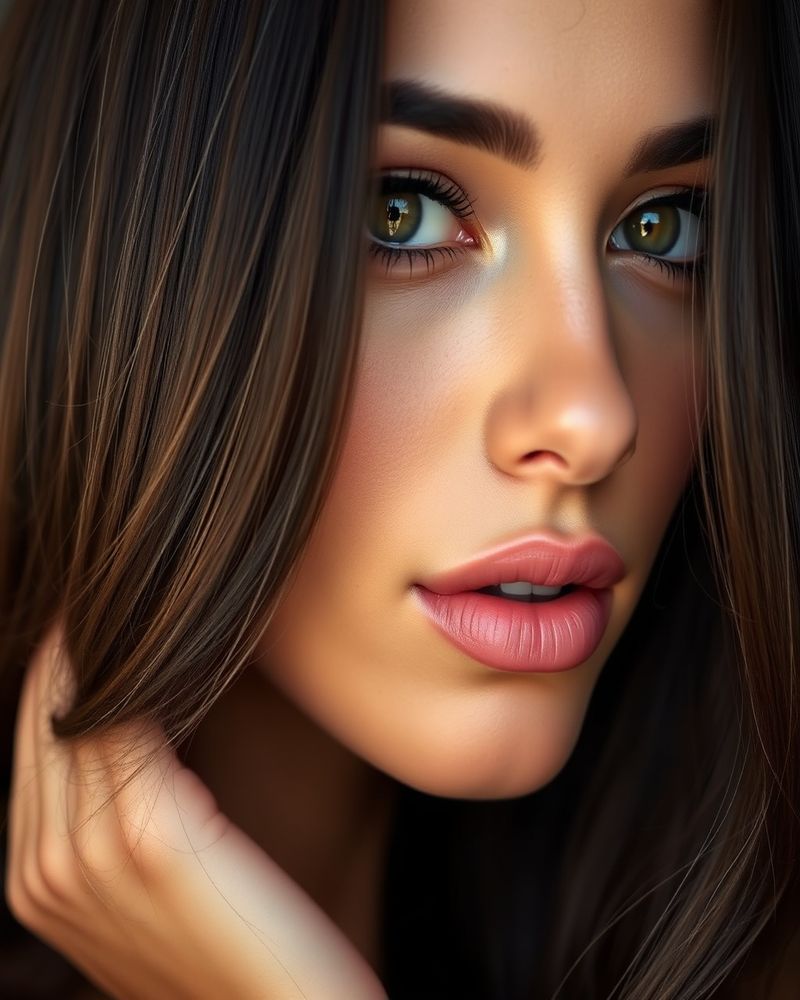 Rafaela Costa beauty close-up portrait