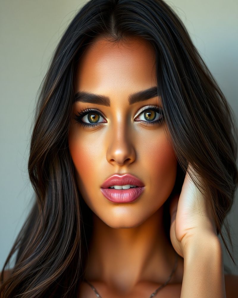 Rafaela Monteiro beauty close-up portrait