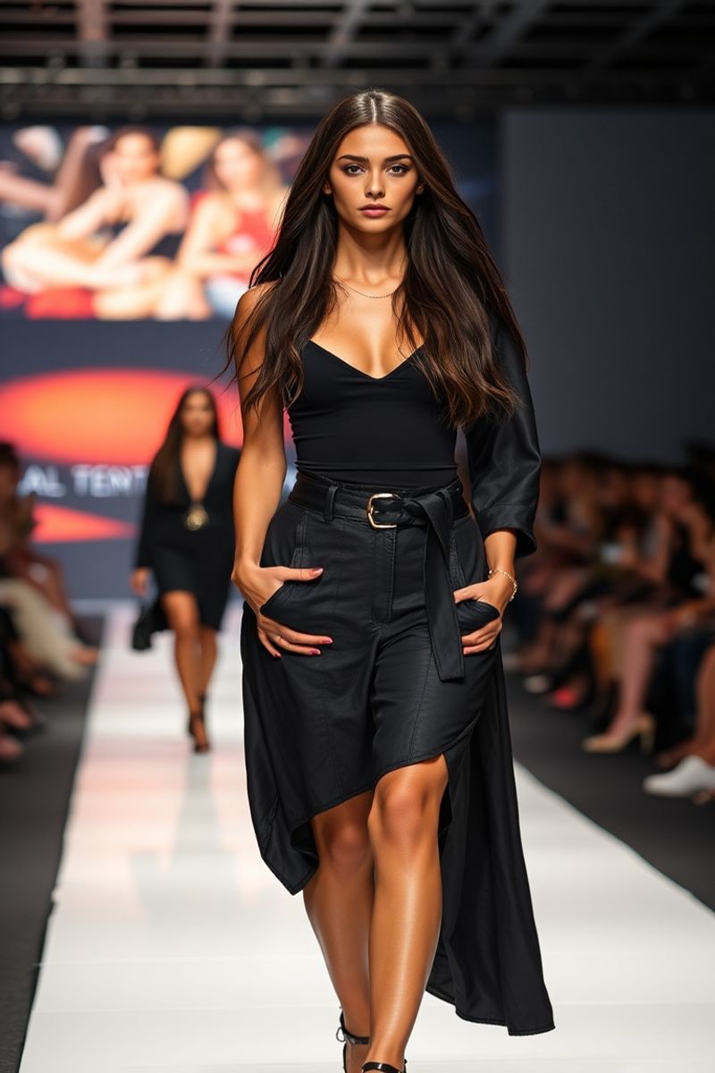 Rafaela Monteiro fashion runway walk
