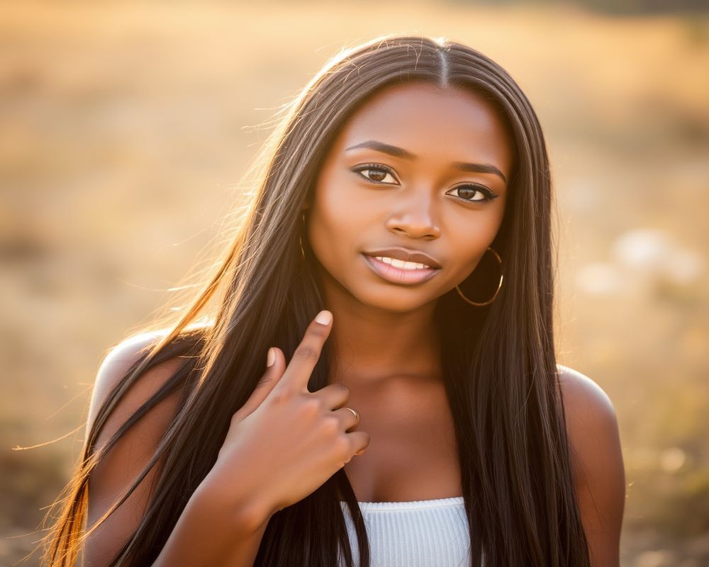 Rahel Teshome natural outdoor lifestyle portrait
