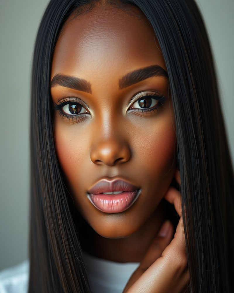Rahel Teshome beauty close-up portrait