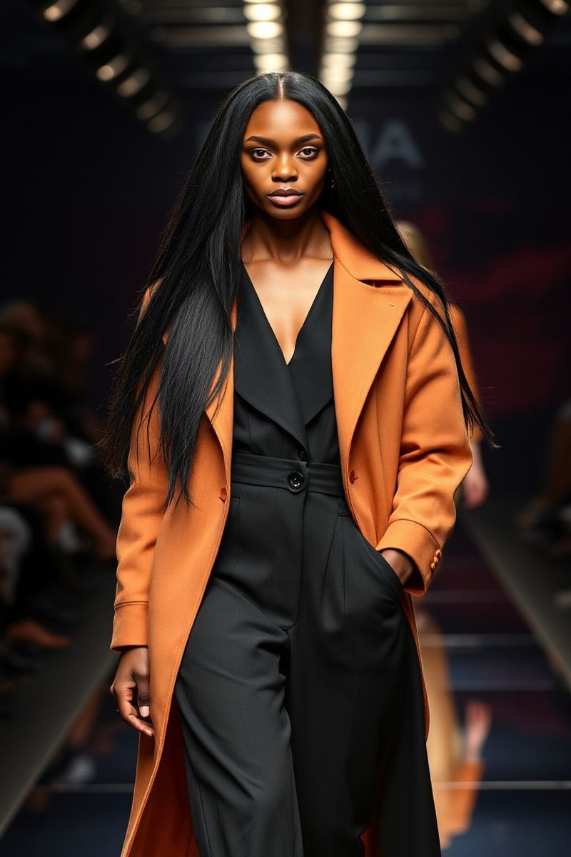 Rahel Teshome fashion runway walk