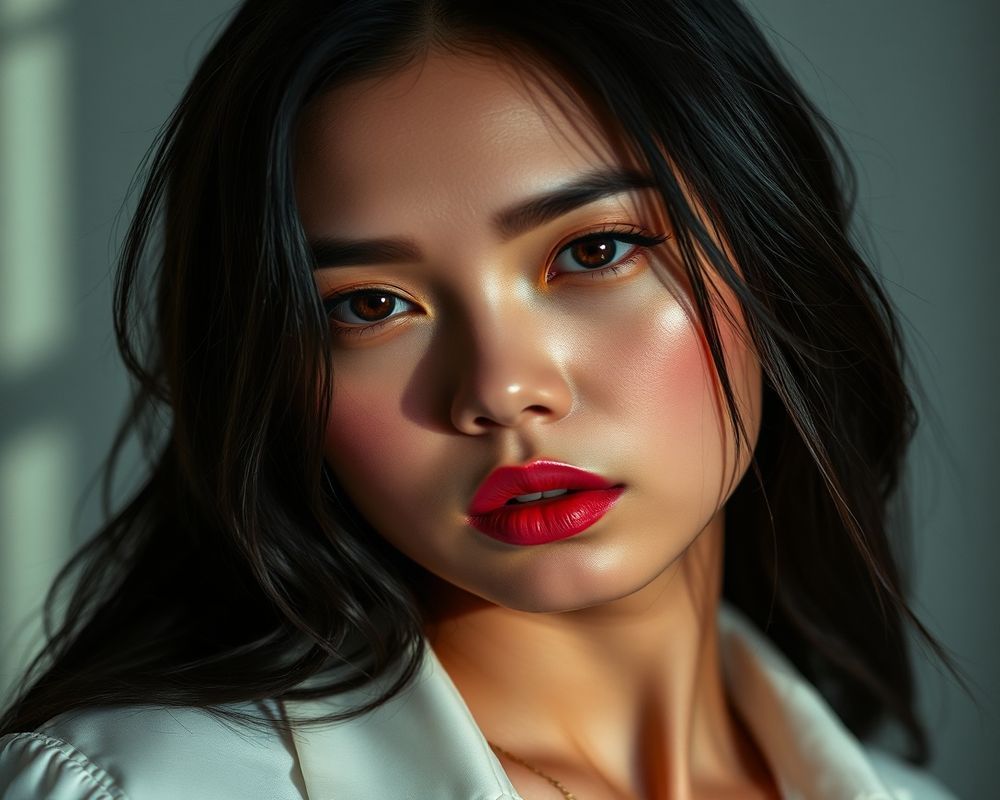 Reina Salcedo high fashion editorial