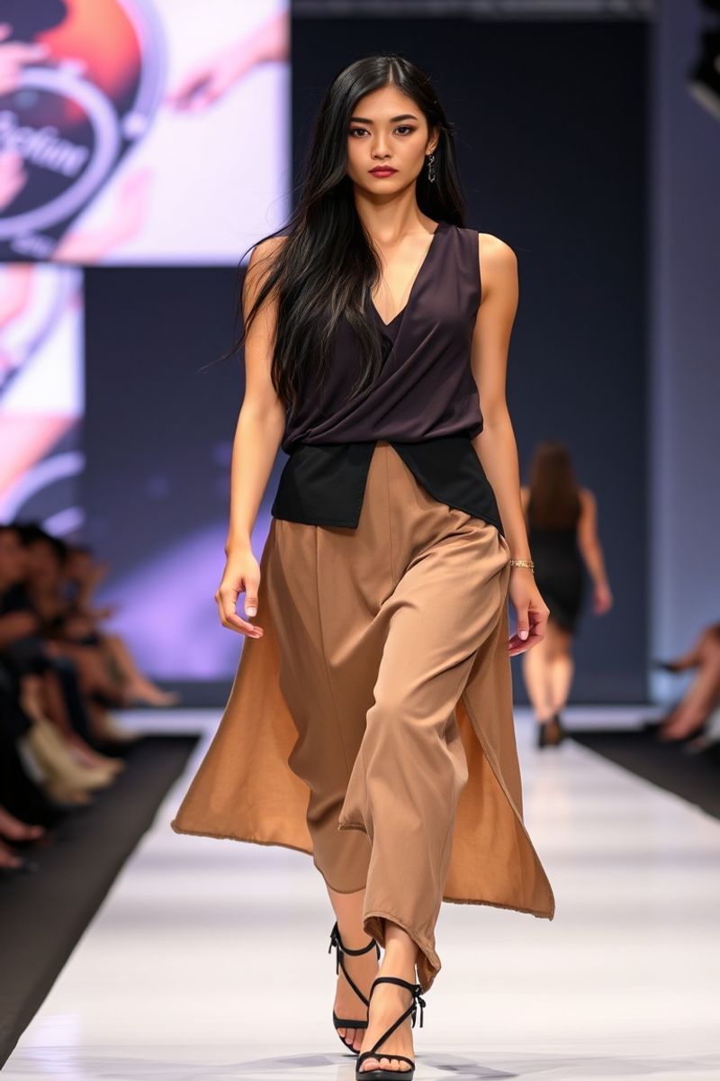 Reina Salcedo fashion runway walk