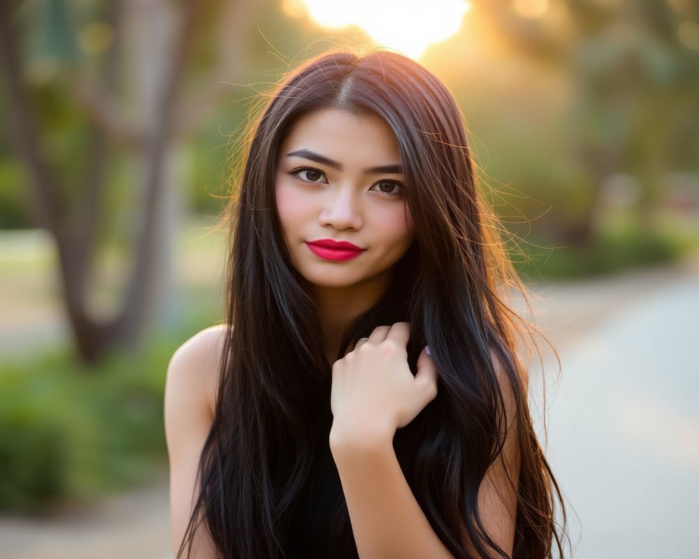 Reina Villanueva lifestyle personality shot in natural outdoor setting