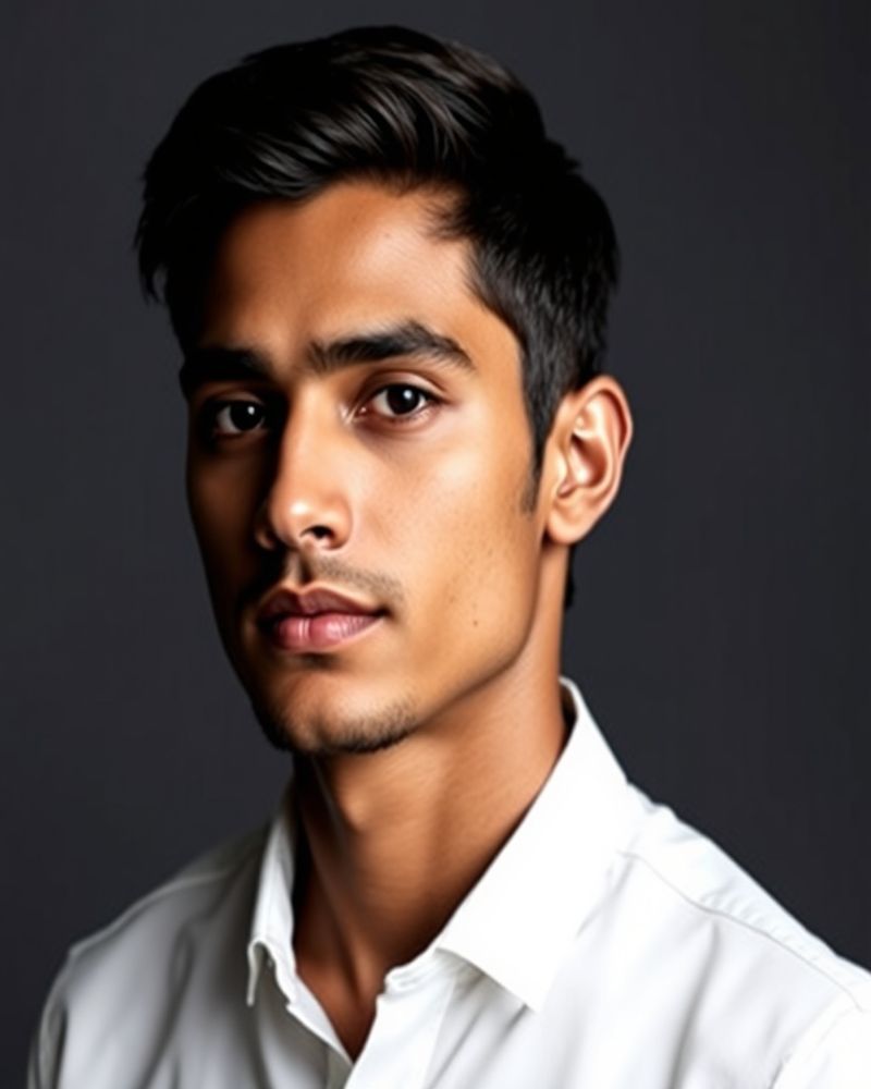 Rohan Mehta professional headshot, studio lighting with neutral background