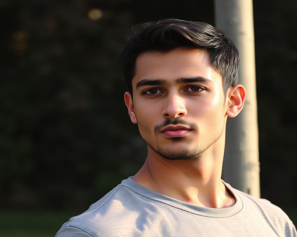 Rohan Mehta lifestyle personality shot in natural outdoor setting