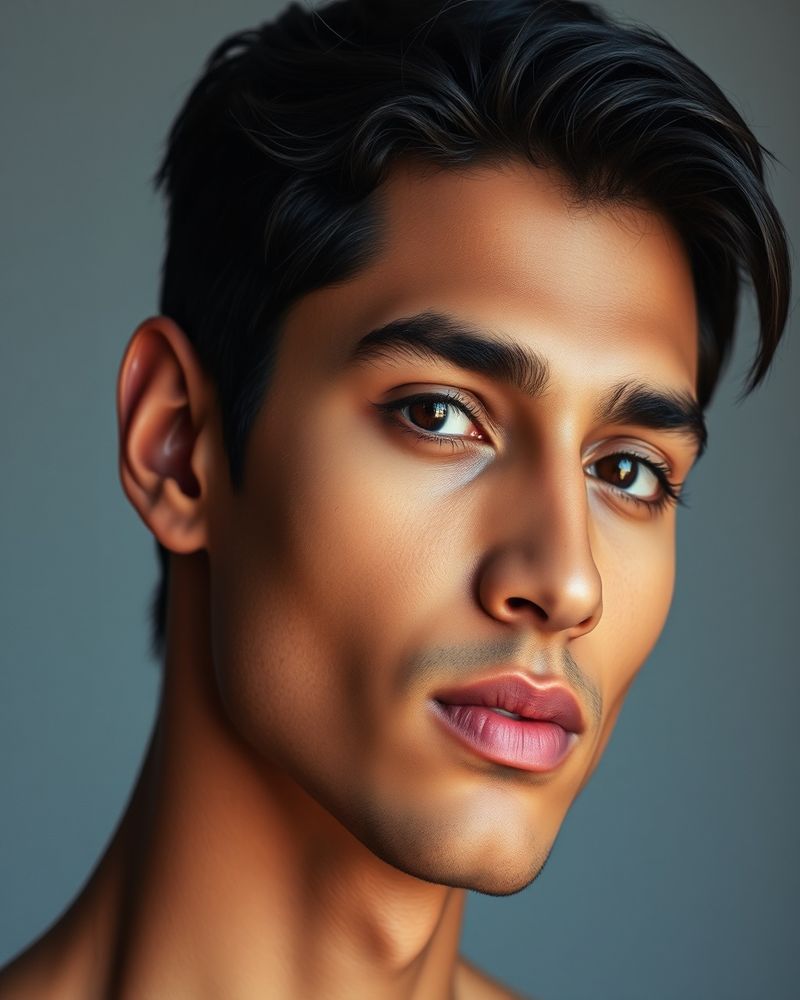 Rohan Mehta beauty close-up portrait with soft lighting