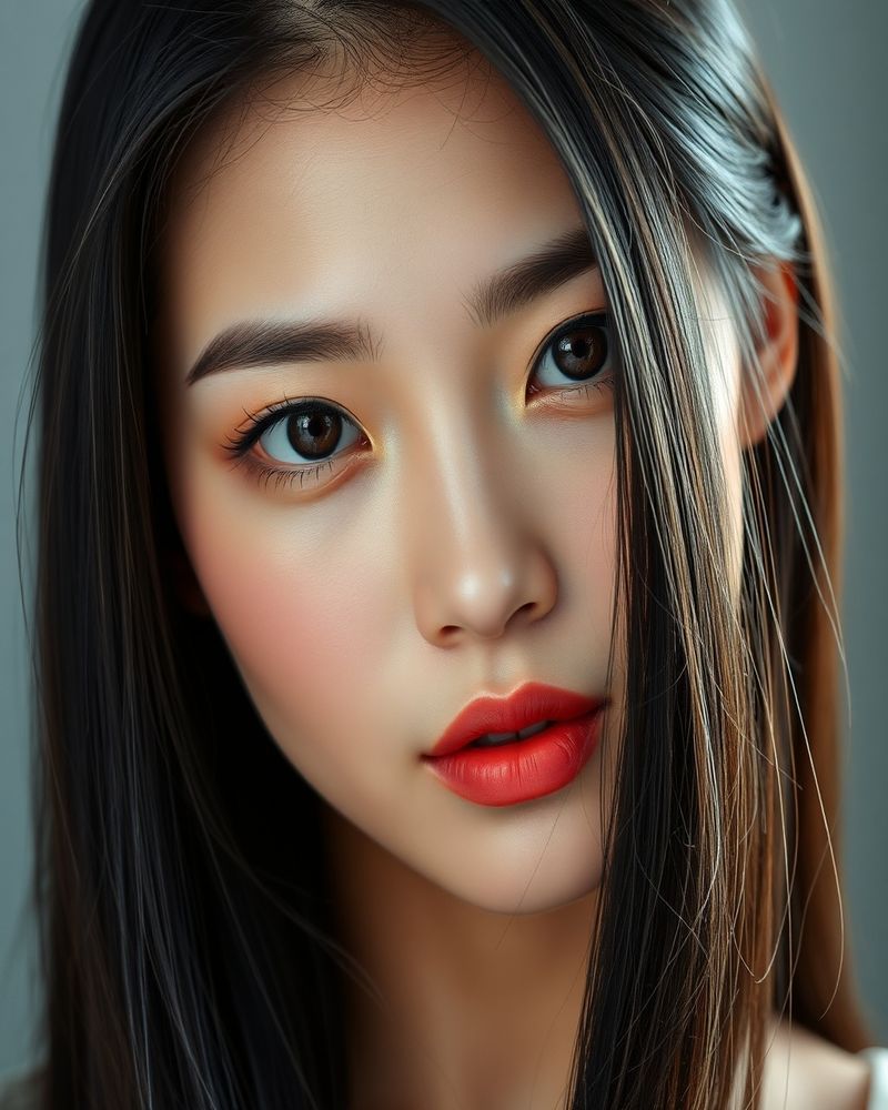 Sakura Nakamura beauty close-up portrait