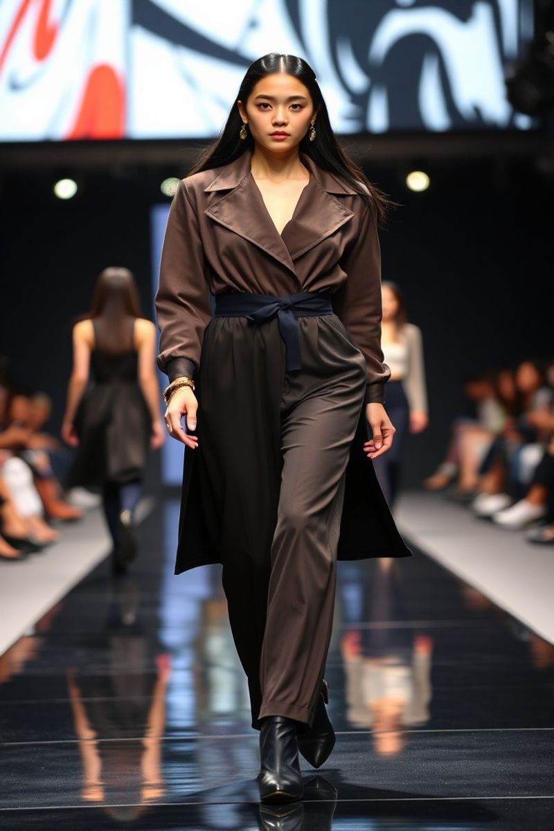 Sakura Nakamura fashion runway walk