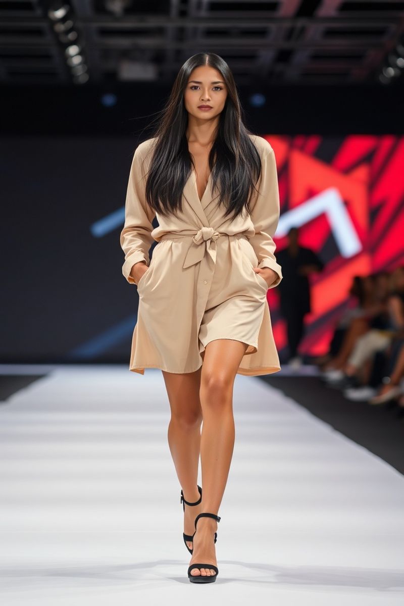 Samantha Alvarez fashion runway walk