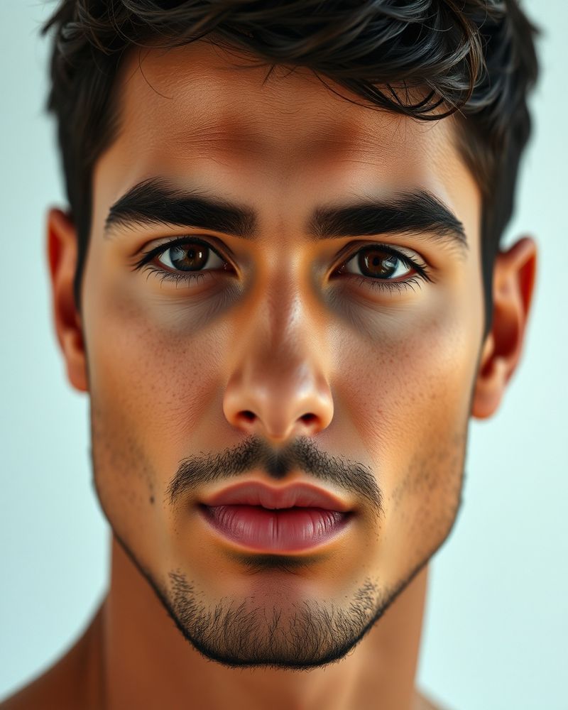 Santiago Mendoza beauty close-up portrait with soft lighting