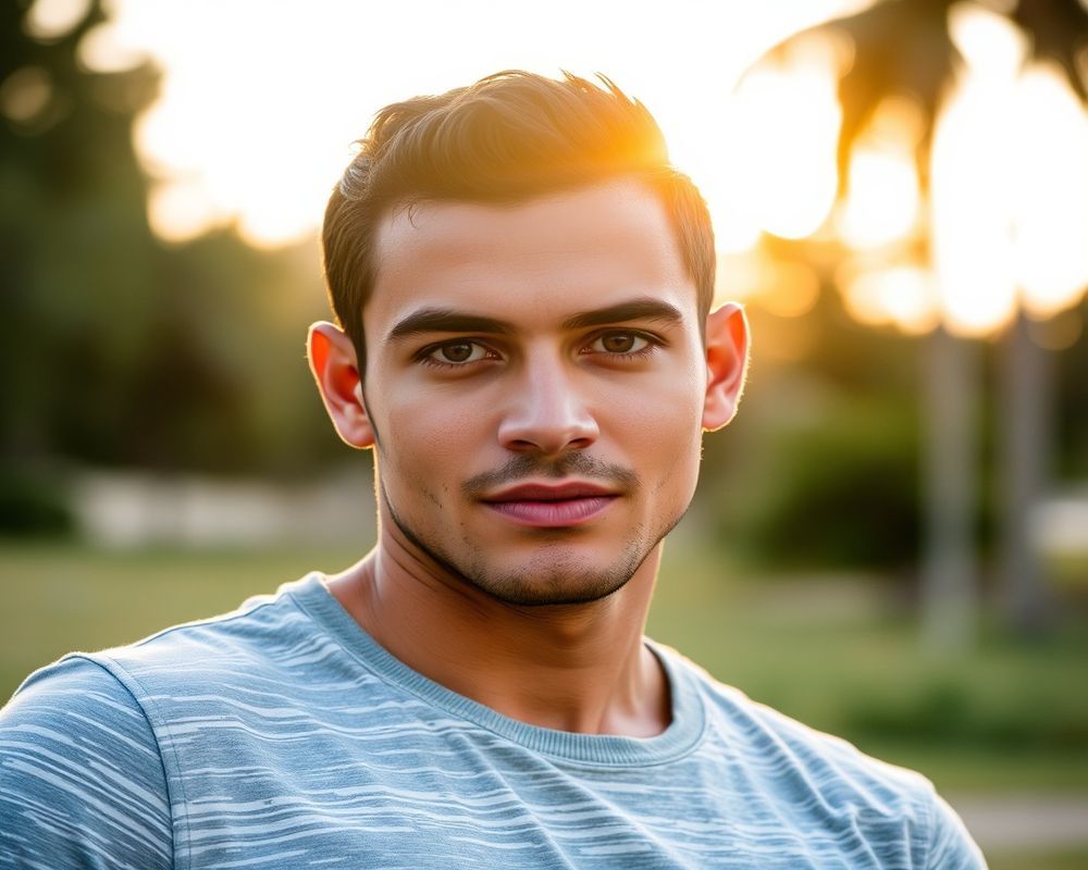 Santiago Morales lifestyle personality shot in natural outdoor setting