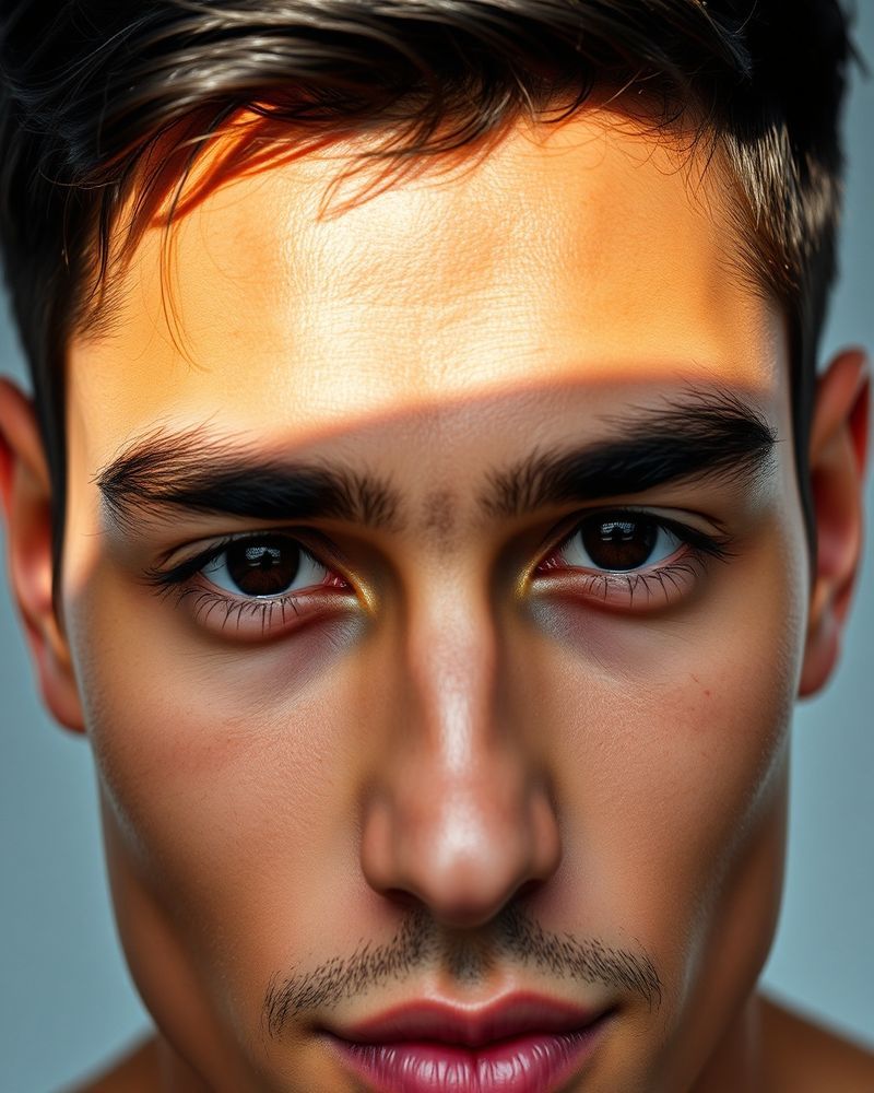 Santiago Ramírez beauty close-up portrait with soft lighting