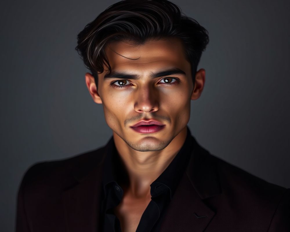 Sebastián Cortés high fashion editorial photoshoot