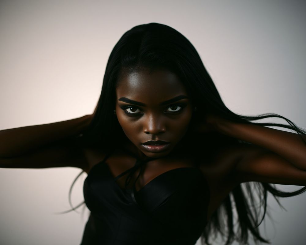 Selam Girma high fashion editorial photograph