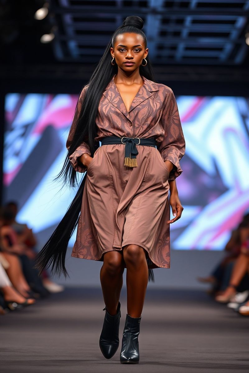 Selam Girma fashion runway walk