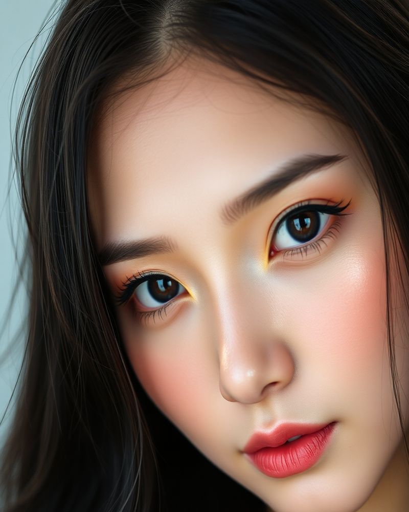 Seo-Yun Kim beauty close-up portrait with soft lighting