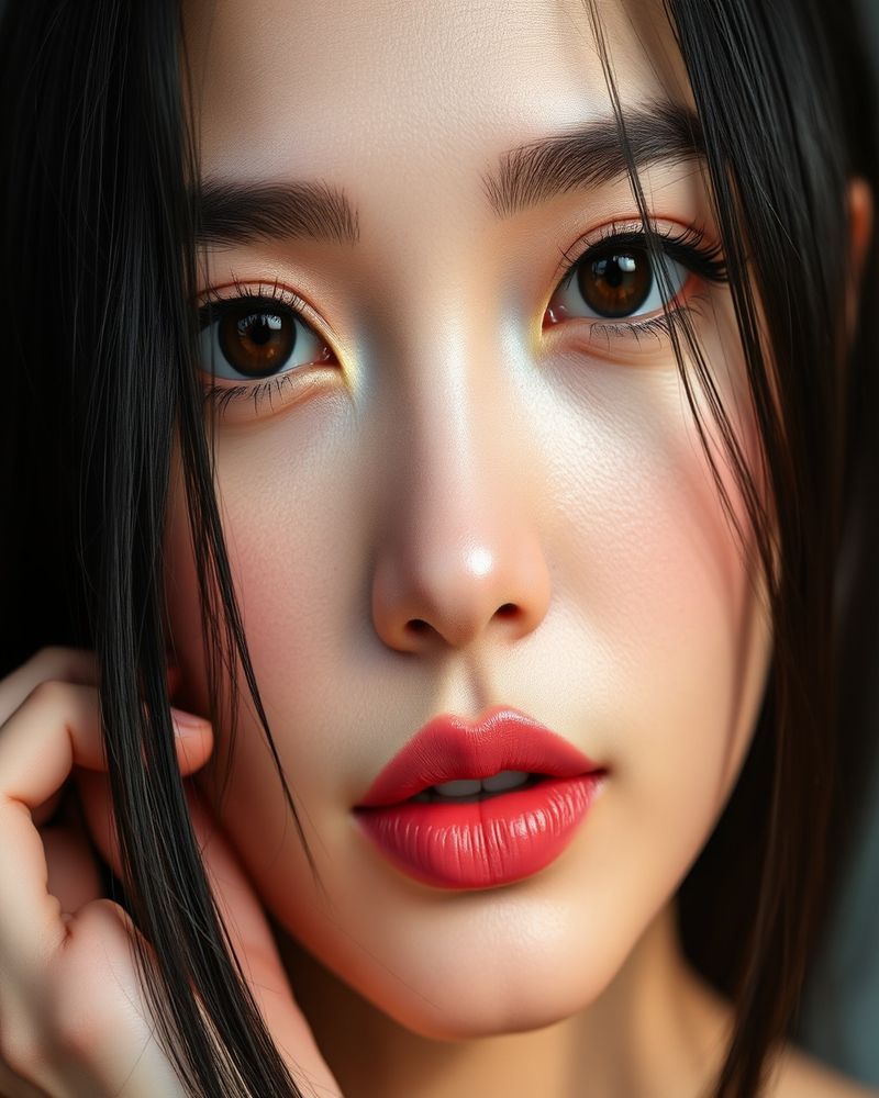 Seo-yun Park beauty close-up portrait with soft lighting