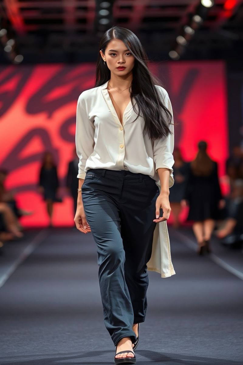 Siriporn Kittikul fashion runway walk