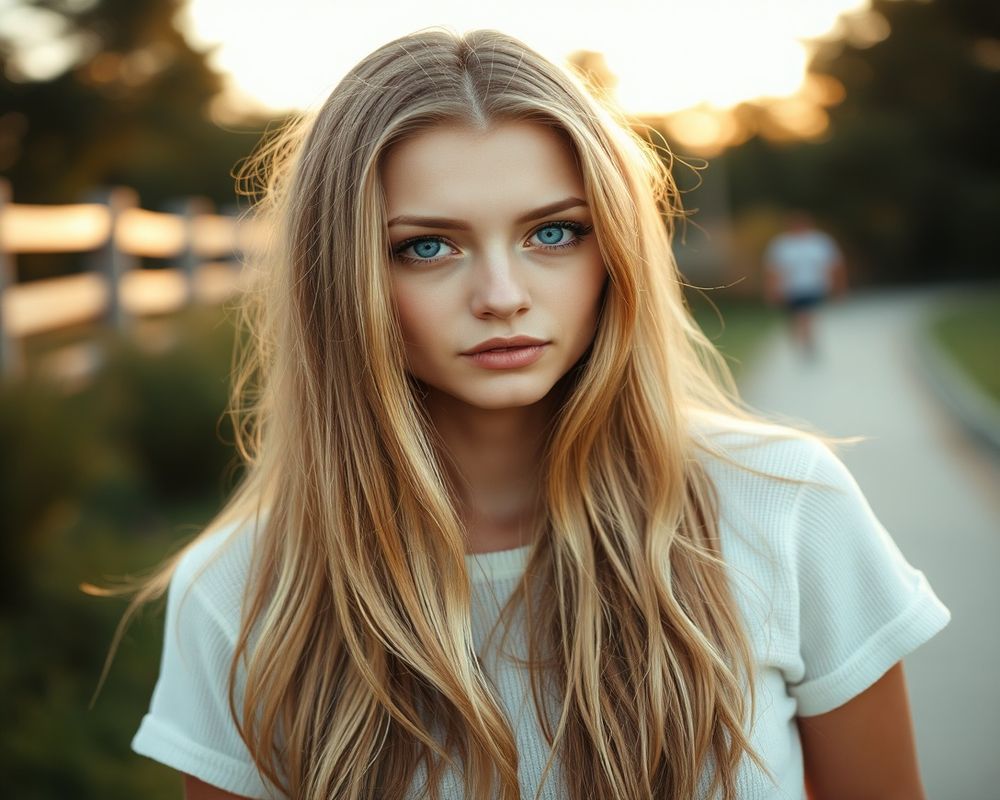 Sofia Andersson lifestyle personality shot in natural outdoor setting