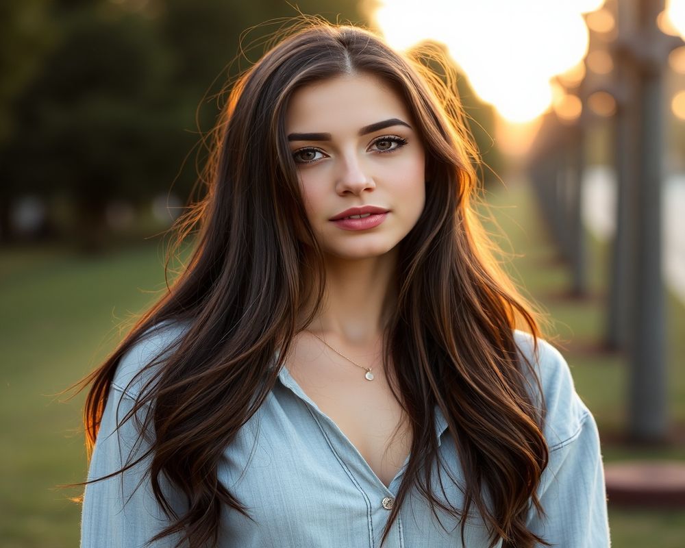 Sofia Bellini natural outdoor lifestyle portrait
