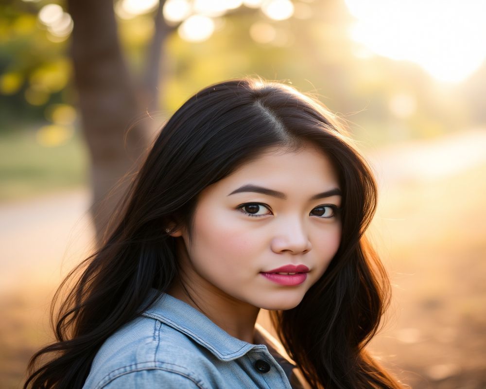 Sofia Dela Cruz lifestyle personality shot in natural outdoor setting