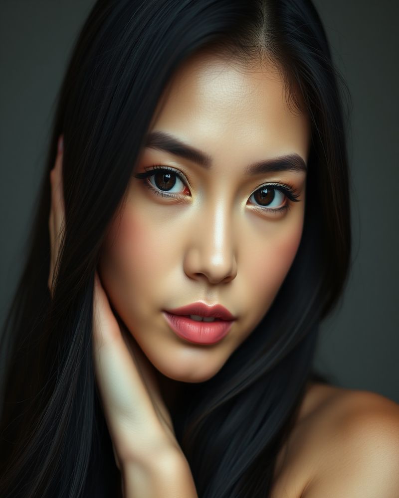 Sofia Delgado beauty close-up portrait