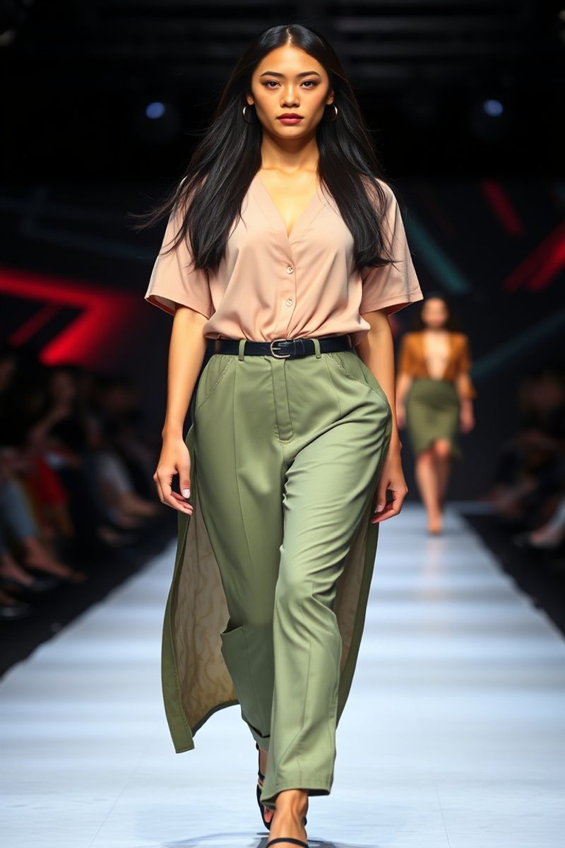 Sofia Delgado fashion runway walk