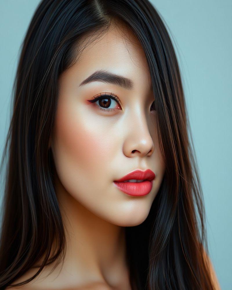 Sofia Isabel Reyes beauty close-up portrait with soft lighting