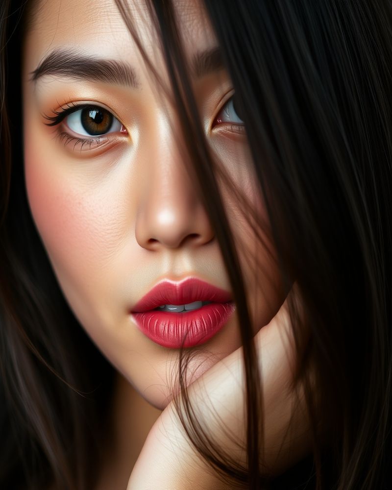 Sofia Reyes beauty close-up portrait