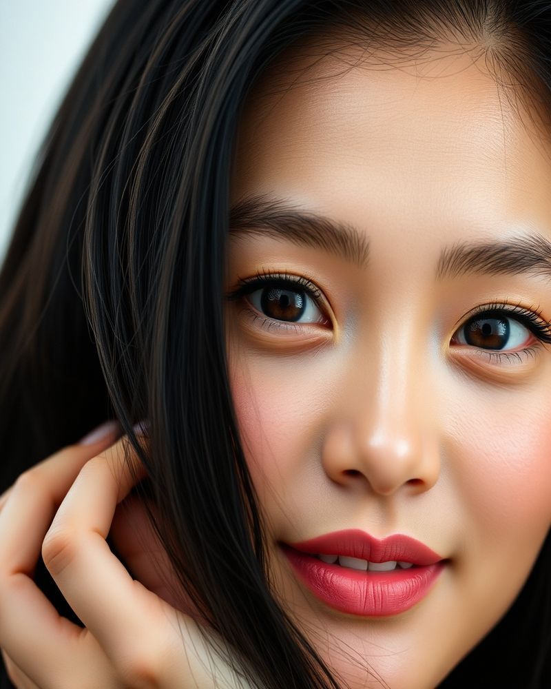 Sofia Reyes beauty close-up portrait