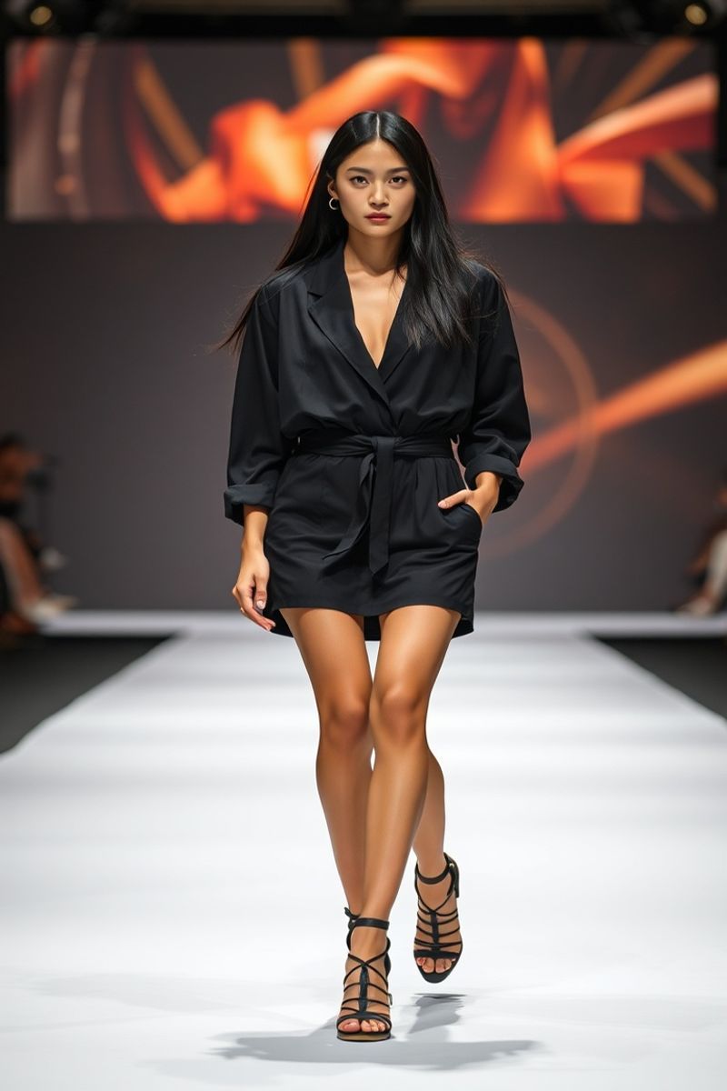 Sofia Reyes fashion runway walk