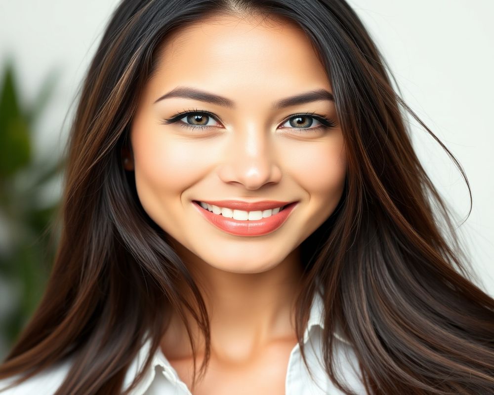 Sofia Valencia commercial brand campaign with natural smile