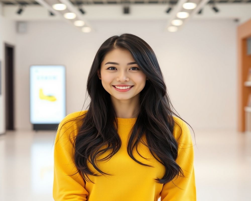 Soo-Jin Park commercial brand campaign with natural smile