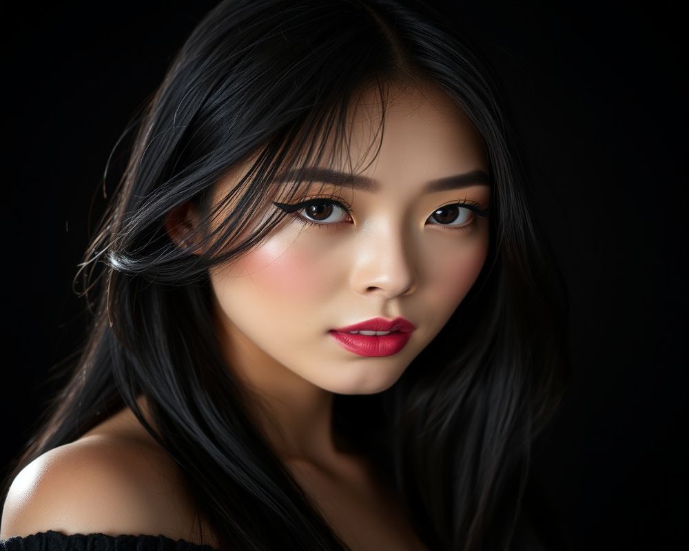 Soo-Min Park high fashion editorial photograph