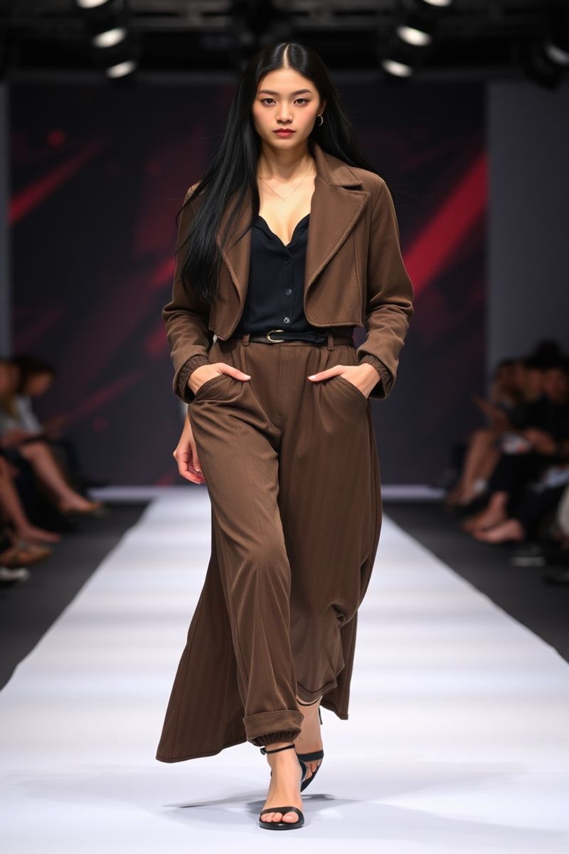 Soo-Min Park fashion runway walk
