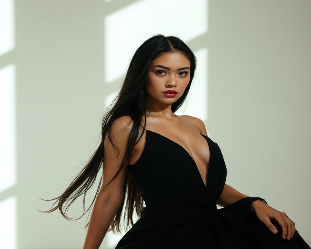 Sophia Cruz high fashion editorial photograph