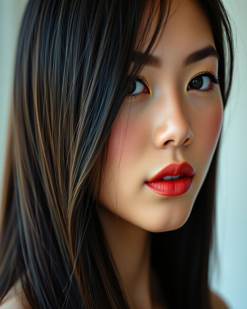 Sophia Cruz beauty close-up portrait