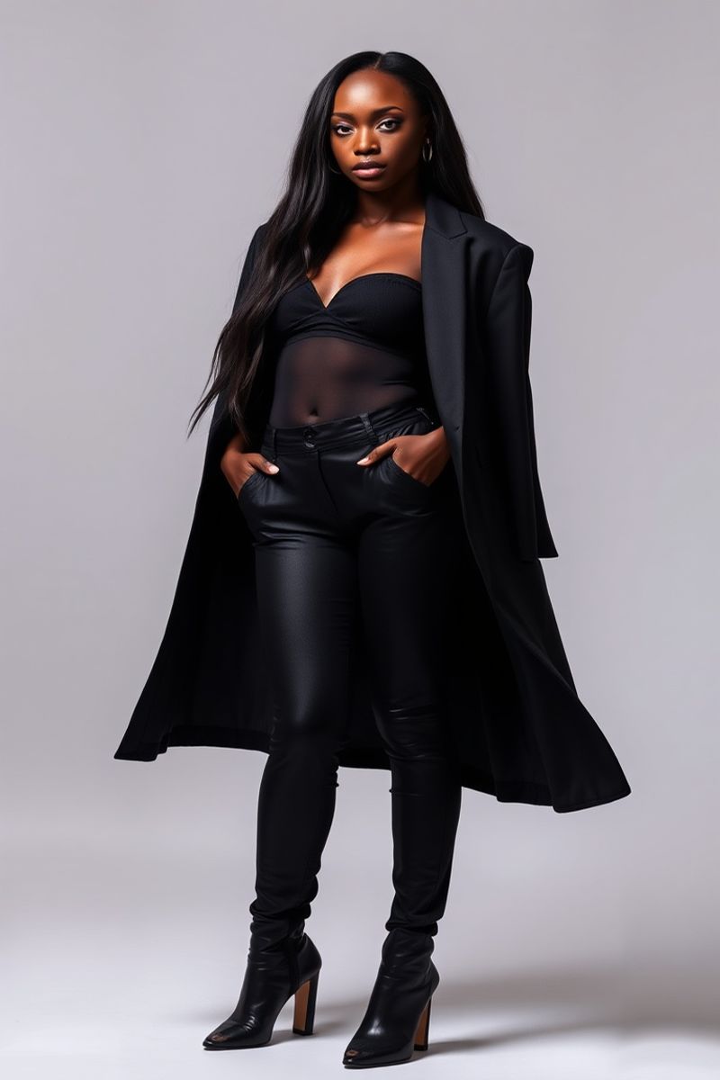 Thandi Mthembu full body editorial pose