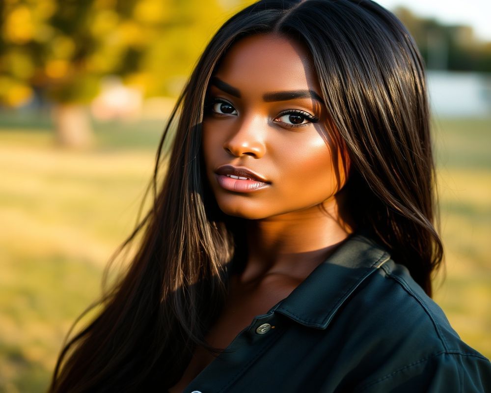 Thandi Mthembu lifestyle personality shot in natural outdoor setting