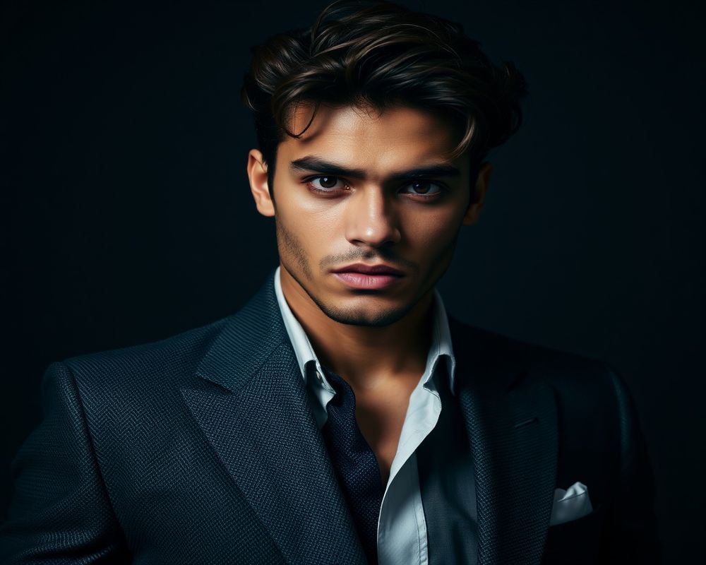 Theo Cardoso high fashion editorial