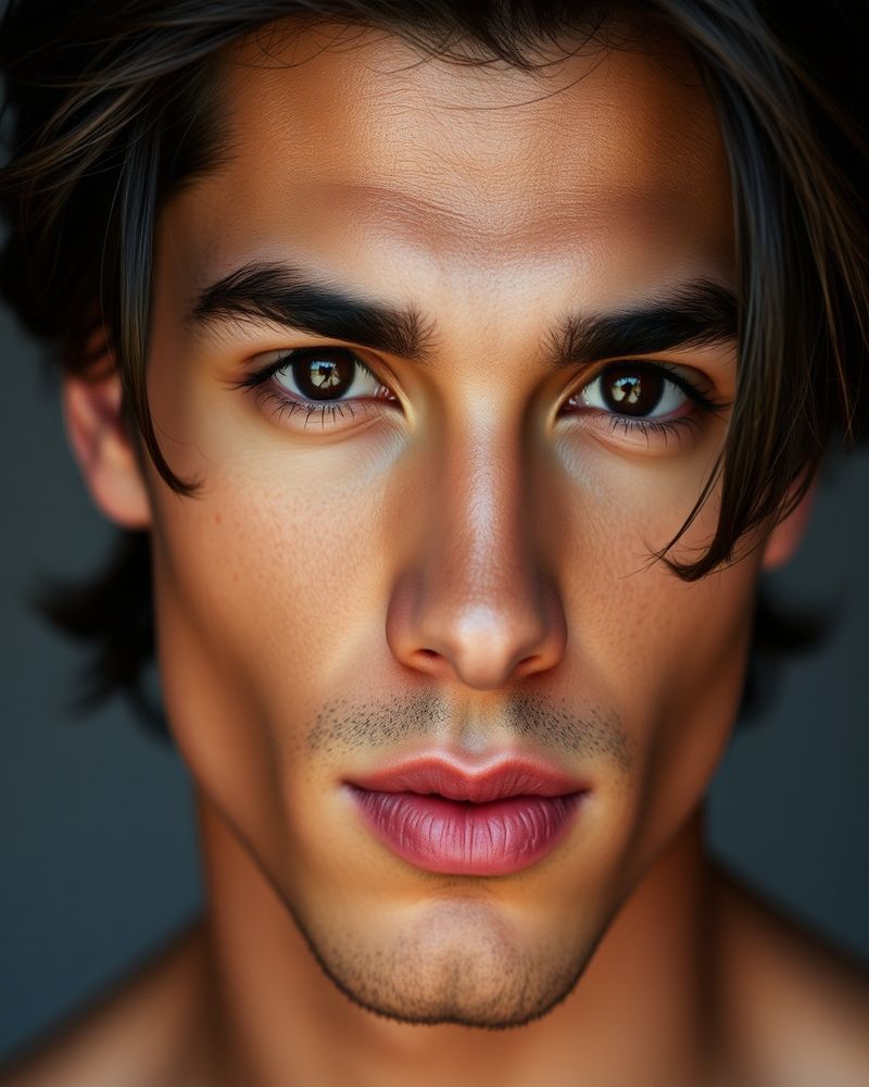 Theo Cardoso beauty close-up portrait