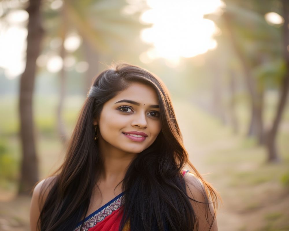 Thilini Senanayake lifestyle personality shot in natural outdoor setting