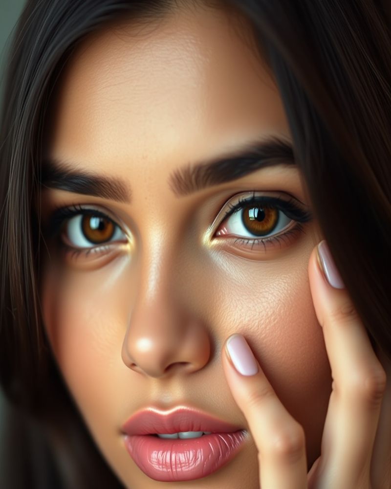 Thilini Senanayake beauty close-up portrait with soft lighting