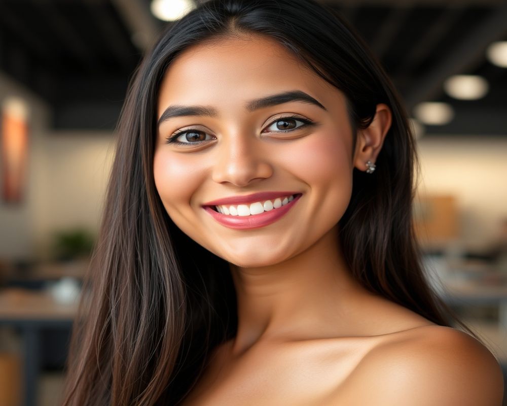 Thilini Senanayake commercial brand campaign with natural smile